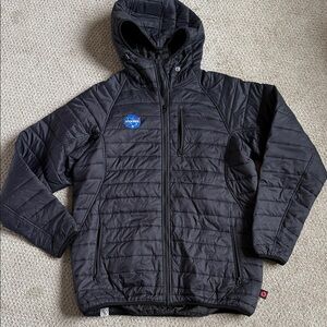Men's Black Quilted Puffer Jacket